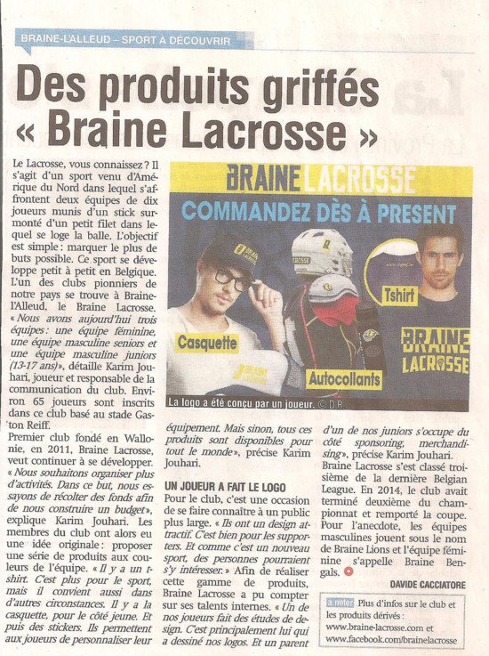 Photo d'article de Braine Lions dans La Capitale Edition Brabant Wallon | © La Capitale Edition Brabant Wallon